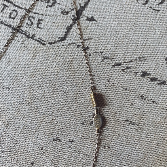 1928 Jewelry, Flower Cameo Necklace, Vintage style - Picture 4 of 4